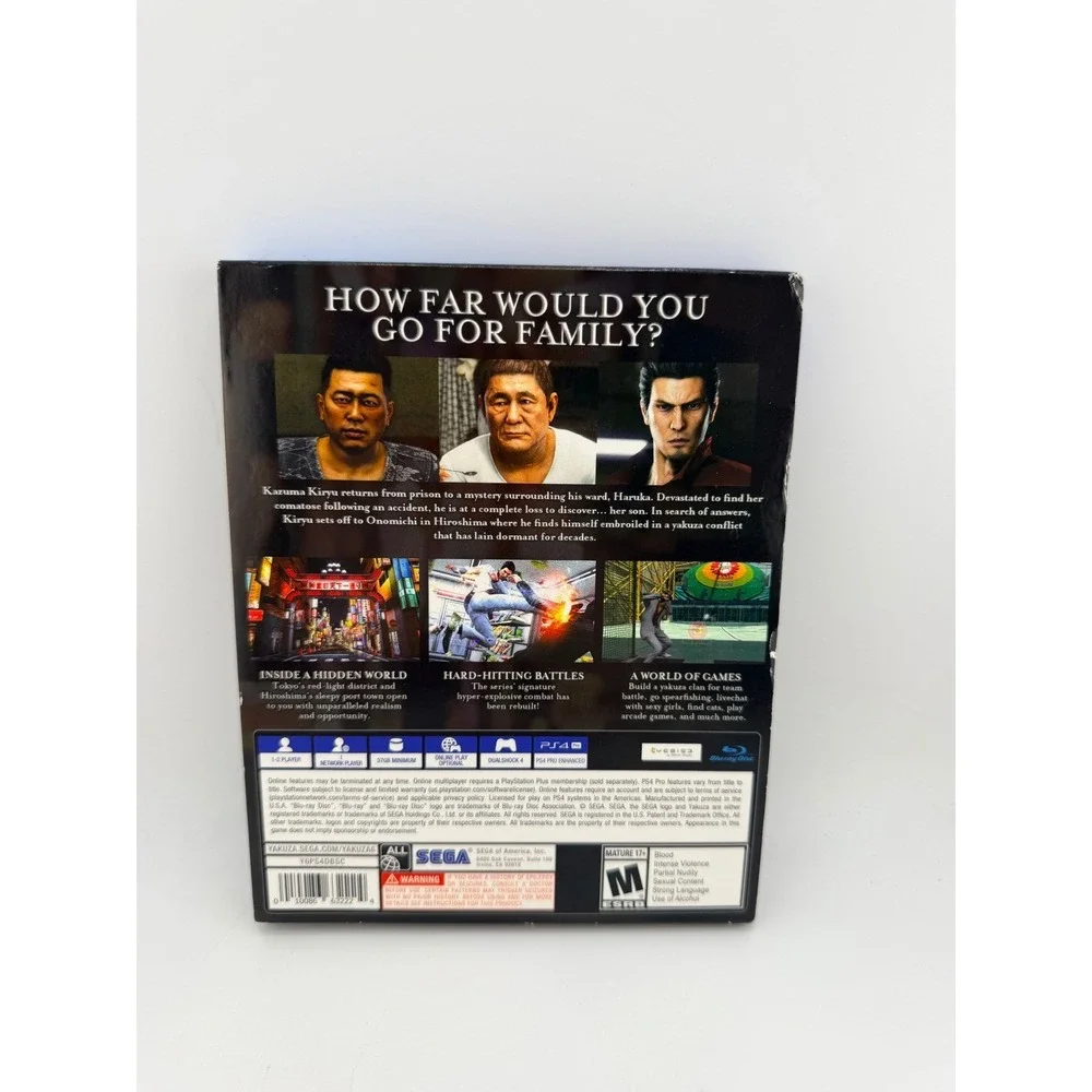 Yakuza 6 The Song of Life Essence of Art Edition Sony PS4 Art Book Case SEGA